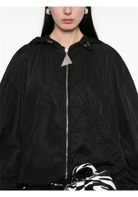 Bomber con cappuccio in nero The attico - donna THE ATTICO | 250WCB00076PLL001AA100